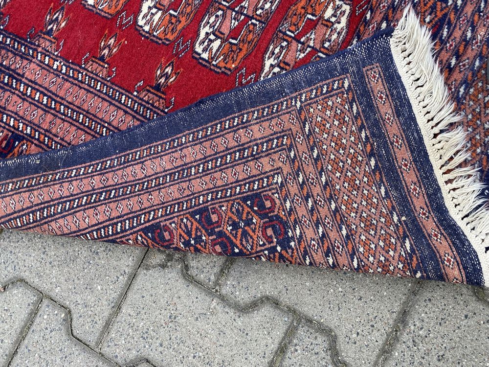 Dywan perski Buchara 190x120 ręcznie tkany Abrash