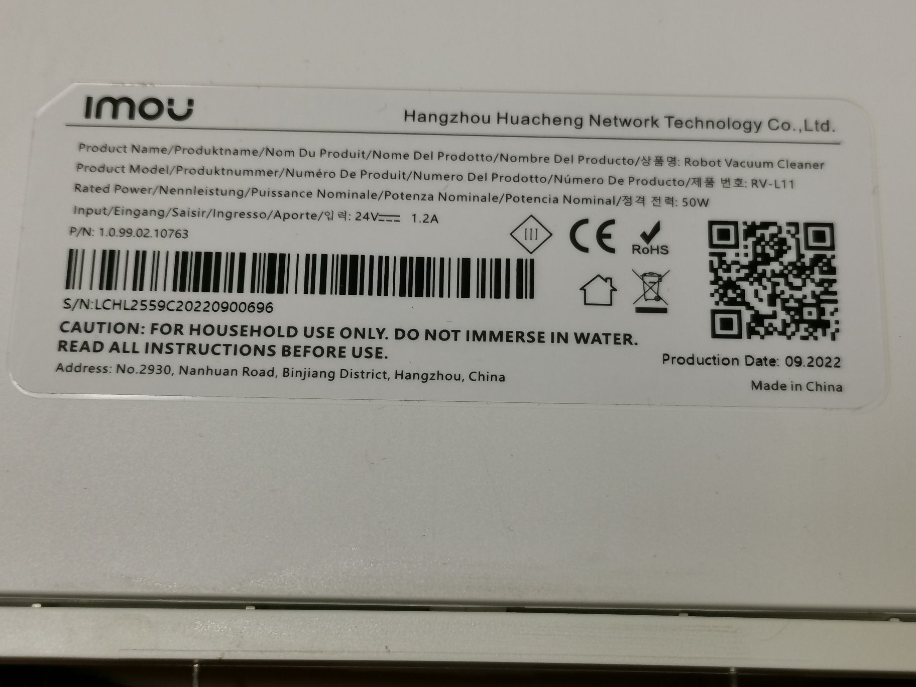 odkurzacz Imou Robot Vacuum and Mop