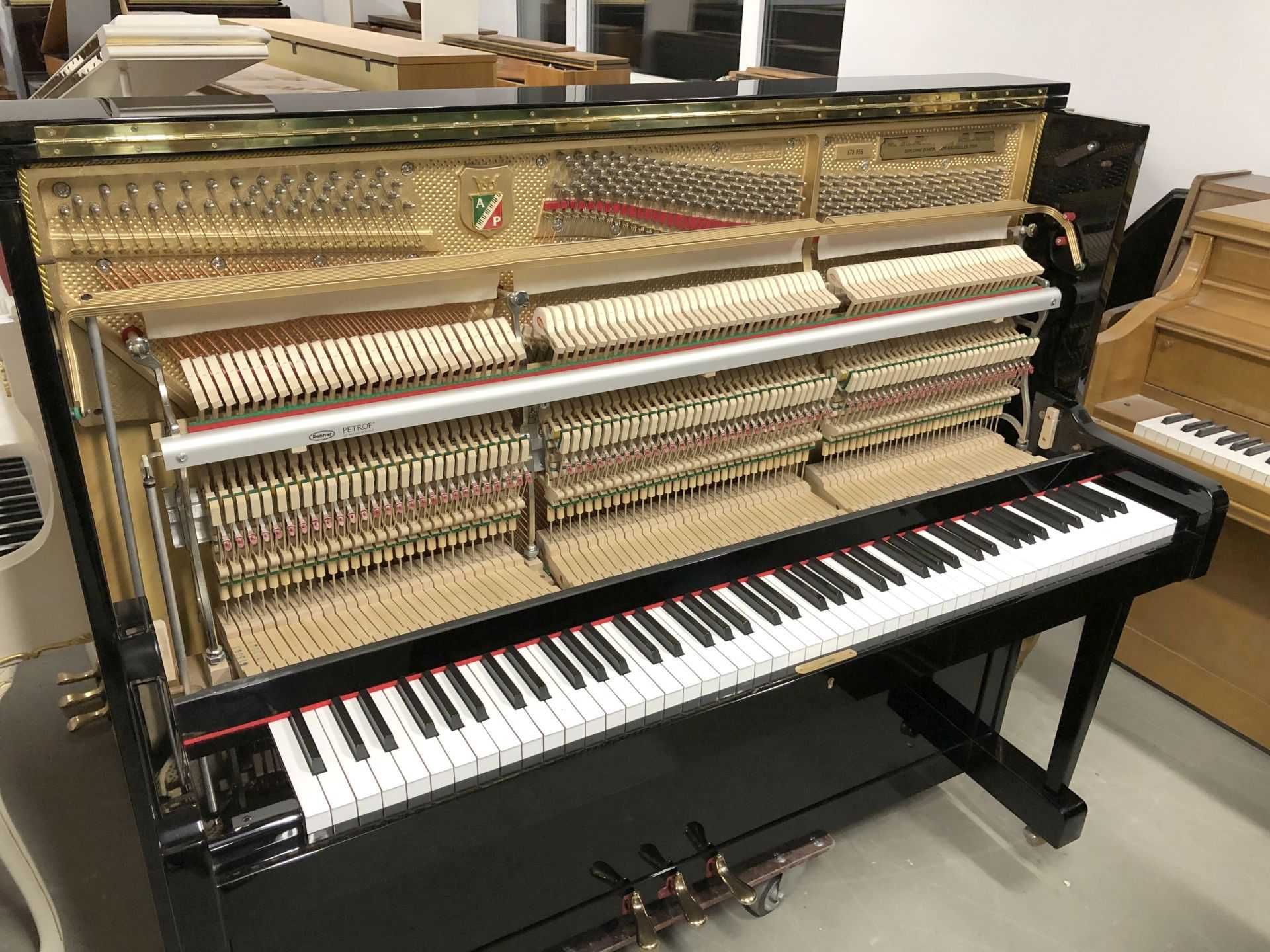 Pianino Petrof P125 czarne