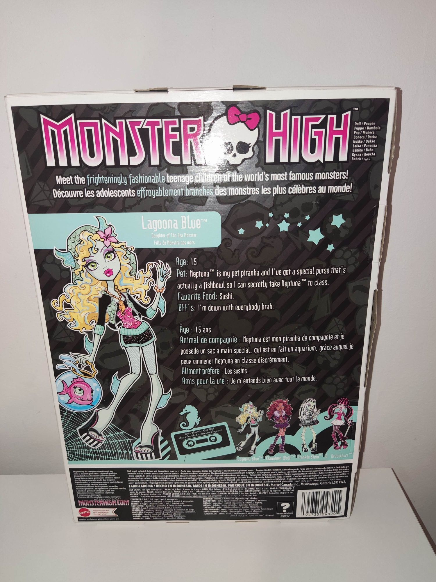 Monster High Lagoona Blue reprodukcja