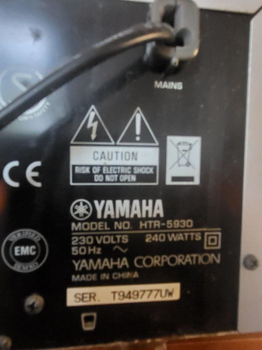 Amplituner Yamaha htr 5930 z głośnikami Sony