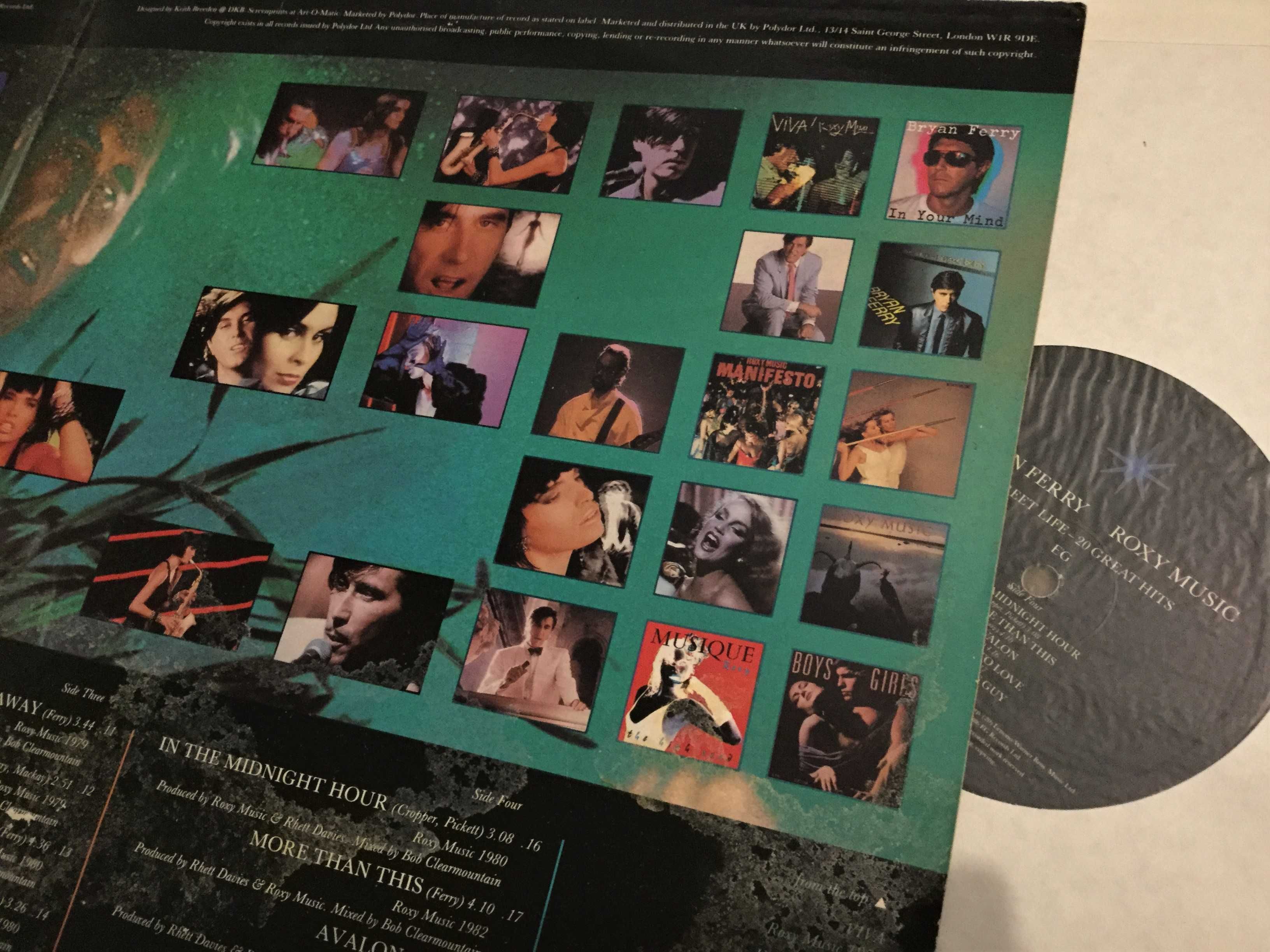 Bryan Ferry – Roxy Music – Street Life 20 Great Hits 2LP 1986r UK