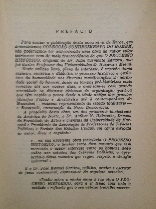 Juan Clemente Zamora - O processo histórico