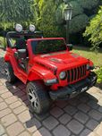 Samochód Jeep Wrangler Rubicon na akumulator dla dzieci Pilot LED EVA