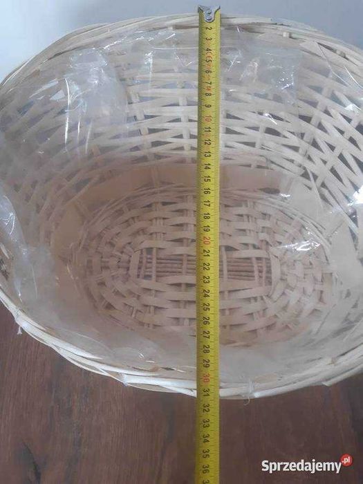 Kosz wiklinowy z rączką Kosz prezentowy Koszt ekspozycyjny