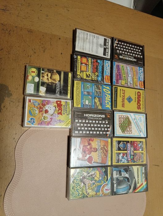 Kasety ZX spectrum retro kolekcja