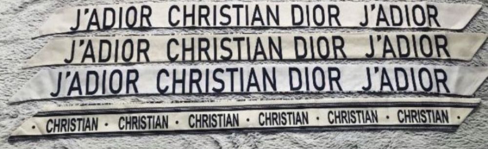 Dior opaska szalik wstążka taśma logo viral instagram