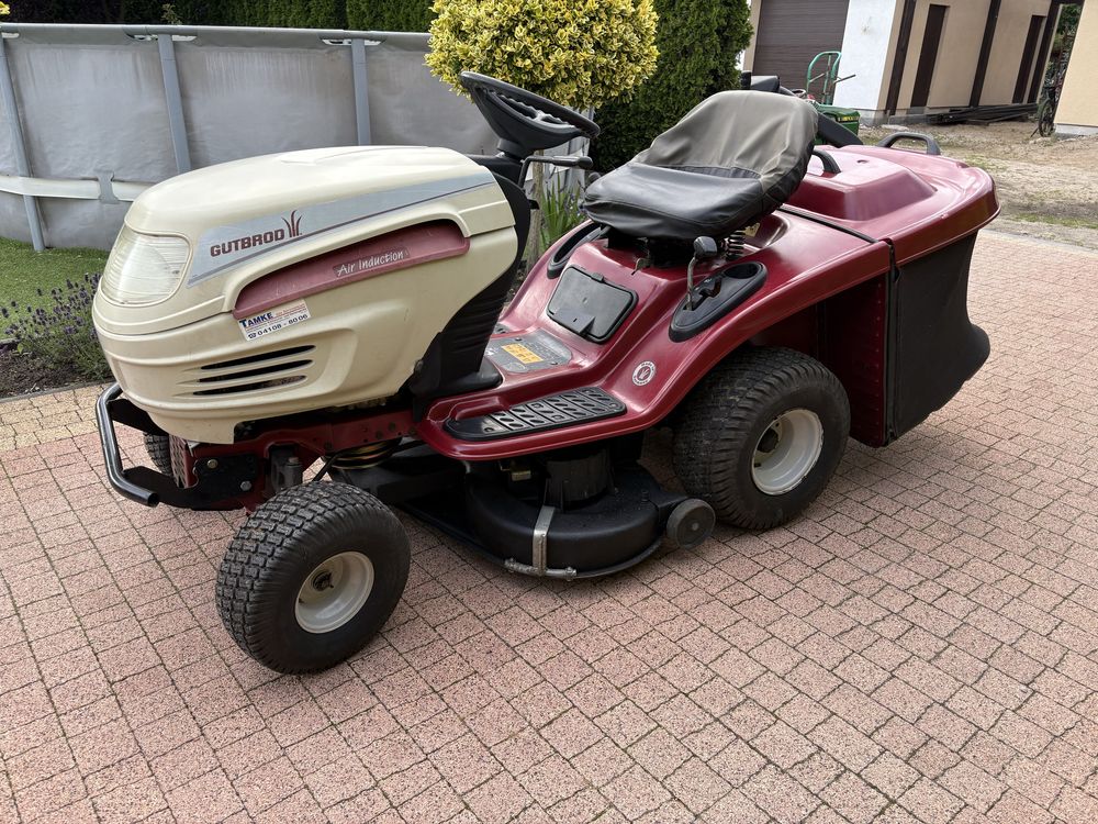 Traktorek z koszem Gudbrod silnik B&S 15,5 hp automat,tompomat,hak