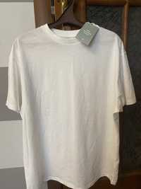 Біла футболка оверсайз H&M унісекс розмір S 170