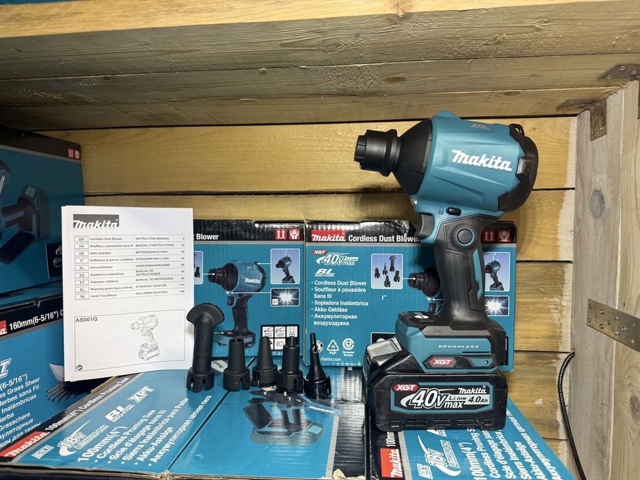 Акумуляторна повітродувка з видувом MAKITA XGT AS001GZ Нова! 2025 рік
