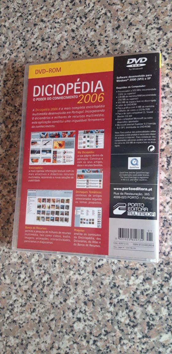 Diciopédia 2006 Porto Editora