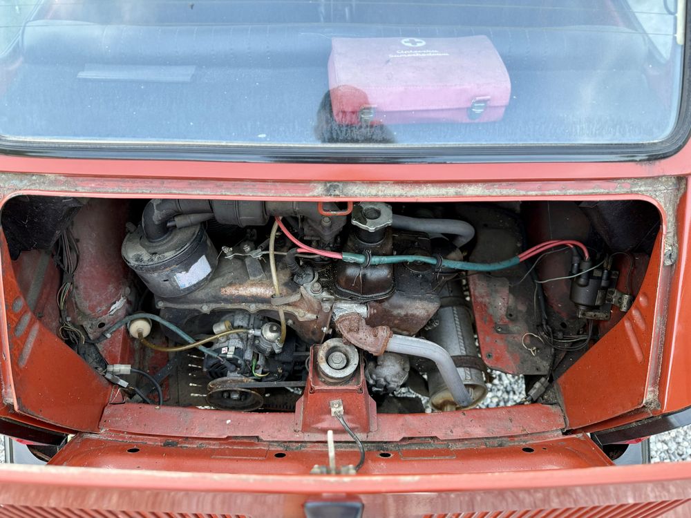 Fiat 126p FL 89r czarna tablica sprawny