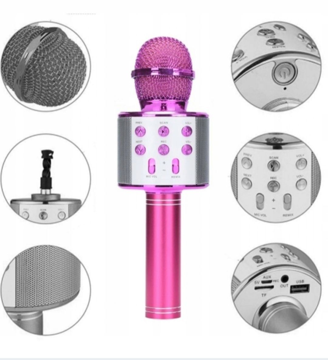 Mikrofon Karaoke Głośnik Bluetooth kod N02/2