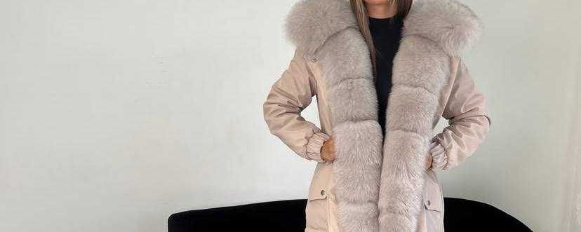 Парка з натуральним хутром
