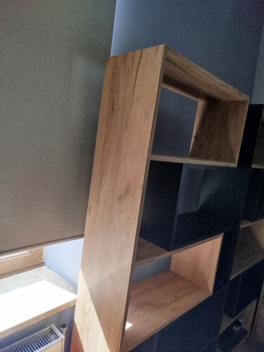 Regały biblioteczka wysuwana 3 sztuki