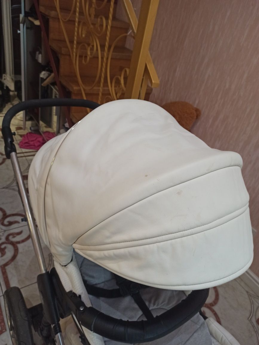 Коляска Junama diamond 2в1 біла