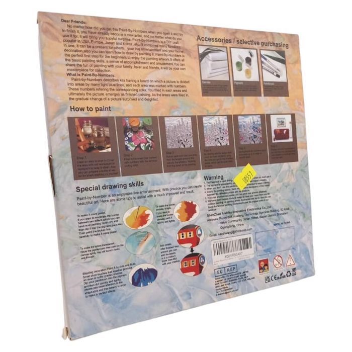 obraz malowanie według numerów kot 40-50cm