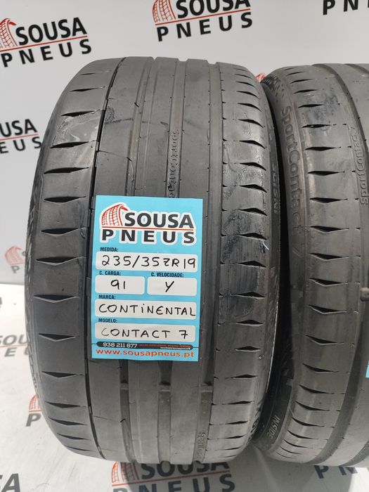 2 pneus semi novos 275-35R19 Continental - Oferta dos Portes