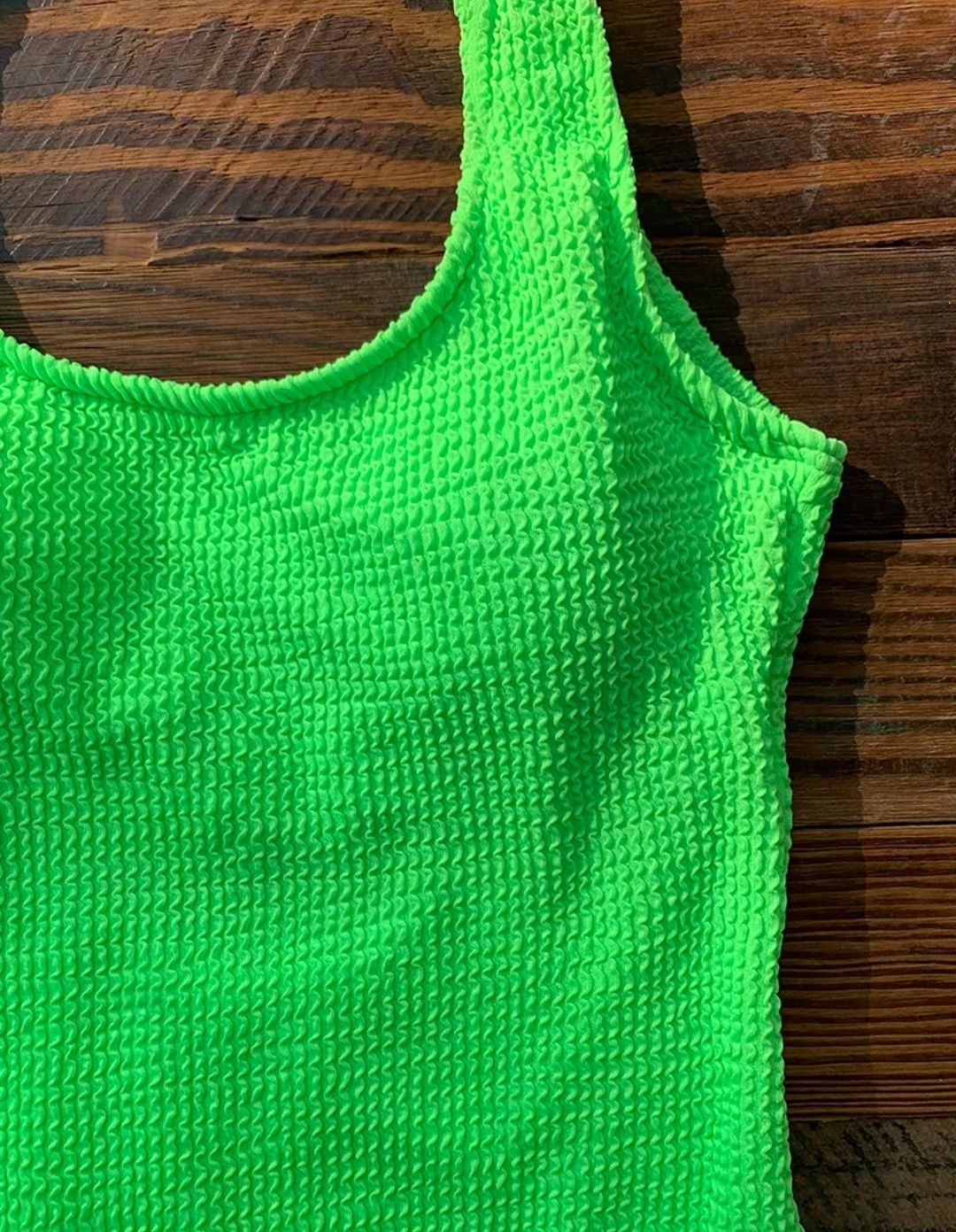 Strój kąpielowy neon green rozmiar M