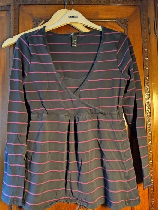 Bluzka do karmienia piersią HM mama rozmiar M