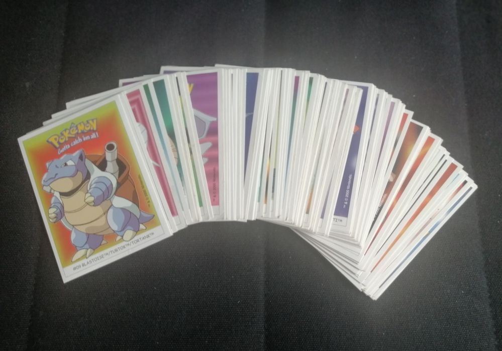 Autocolantes Pokémon Nintendo dunkin boomer edição de 2000  cada 0,75