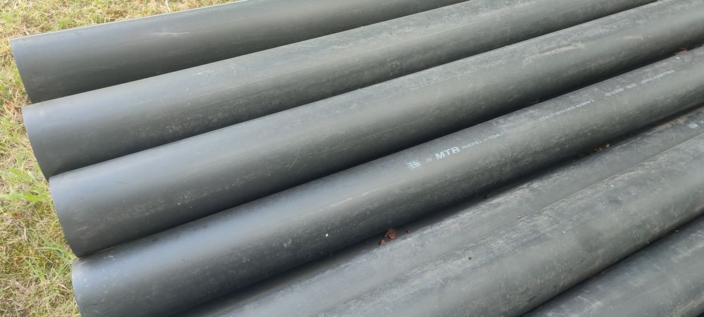 Rury RHDPEp fi 110 , 6,3mm, 6m do zgrzewania przepusty NOWE