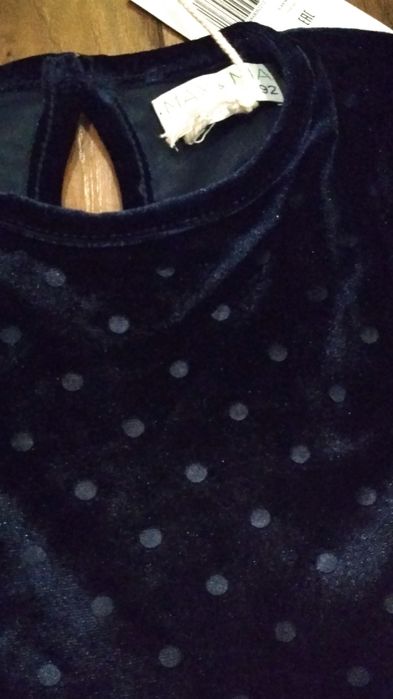 Aksamitna nowa sukienka max&mia 2 latka,  92