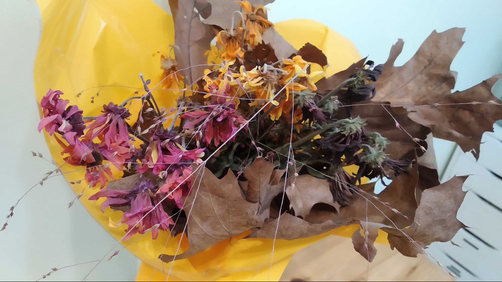 Bukiet - kwiaty suszone