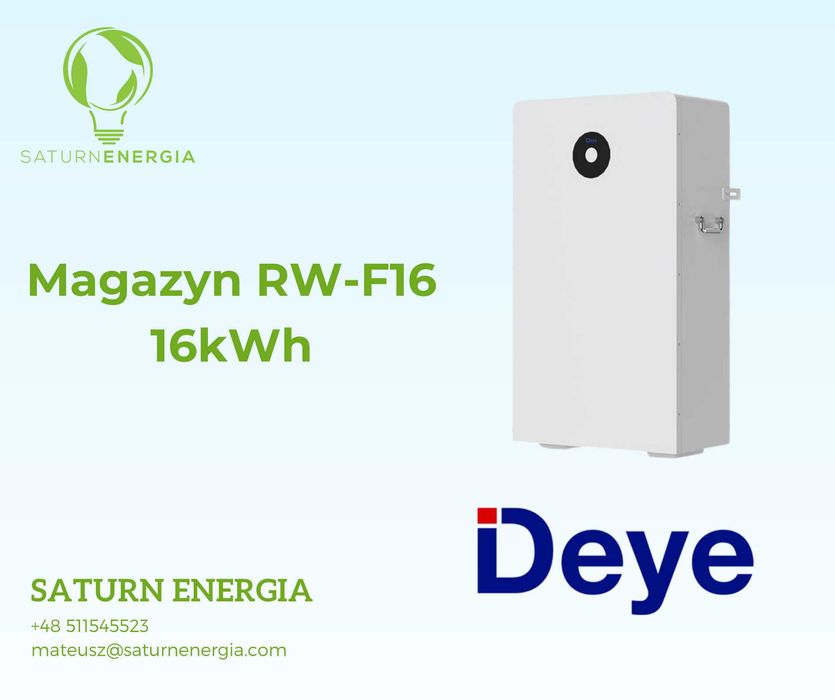 Od ręki magazyn energii bateria Deye RW-F16 16kWh