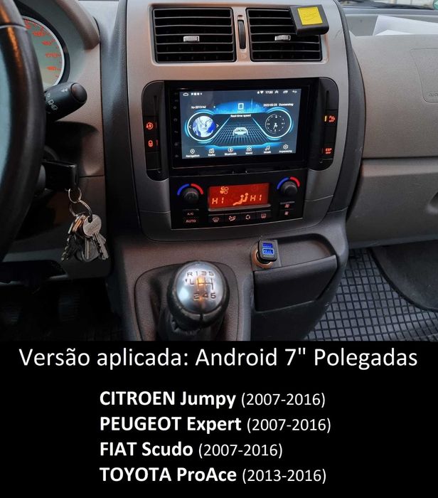 Radio Android Citroen Berlingo Jumpy Peugeot partner Expert Fiat Scudo