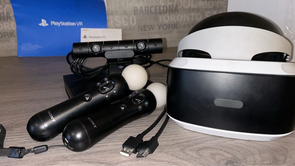 PlayStation VR + Kamera V2 + 2x Kontroler Move + Gra Rush of Blood