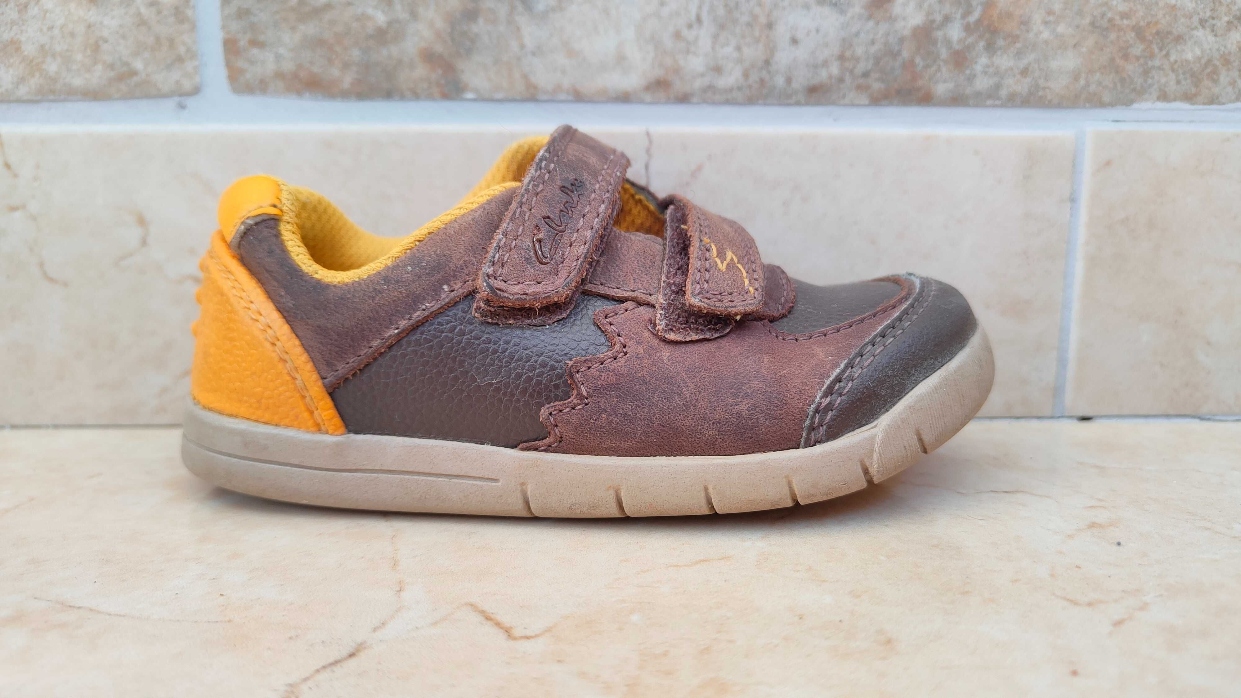 Дитячі шкіряні кеди clarks 14 см