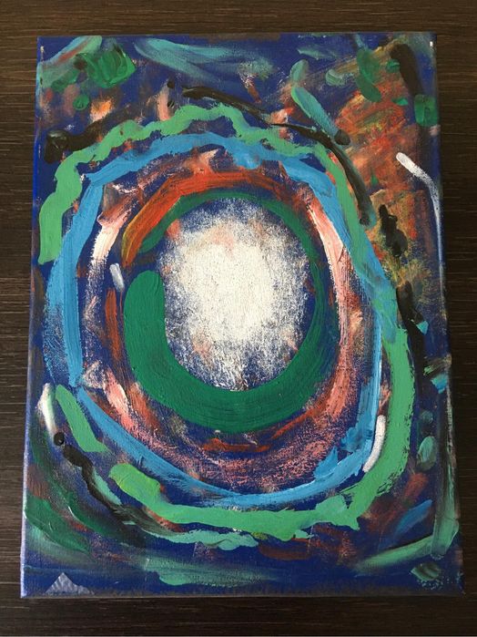 Quadro abstrato 30x40