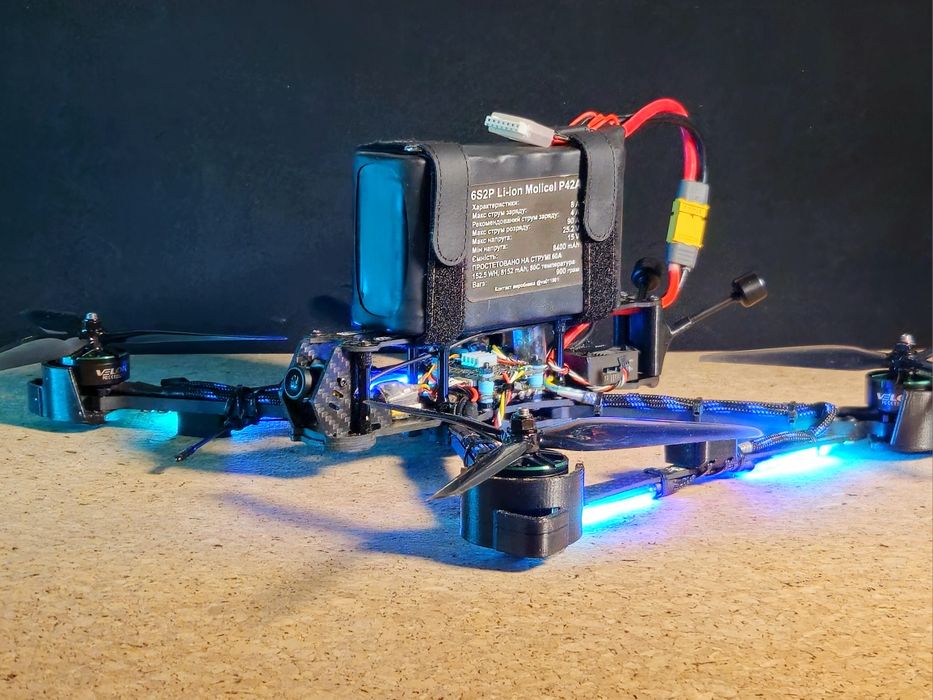Дрон Long Range FPV 8" на Mark4, Walksnail Moonlight, ELRS 915 Dual