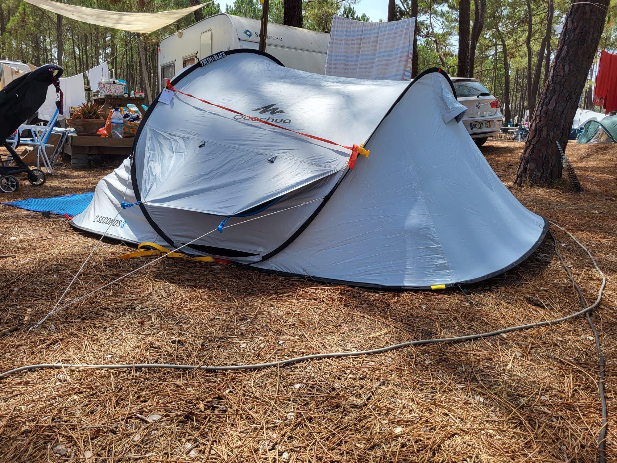 Tenda 2segundos QUECHUA 3pessoas