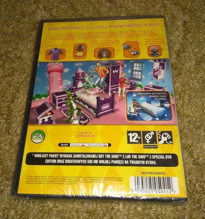 The Sims 2 Rozrywka Rodzinna / NOWA / FOLIA / PL