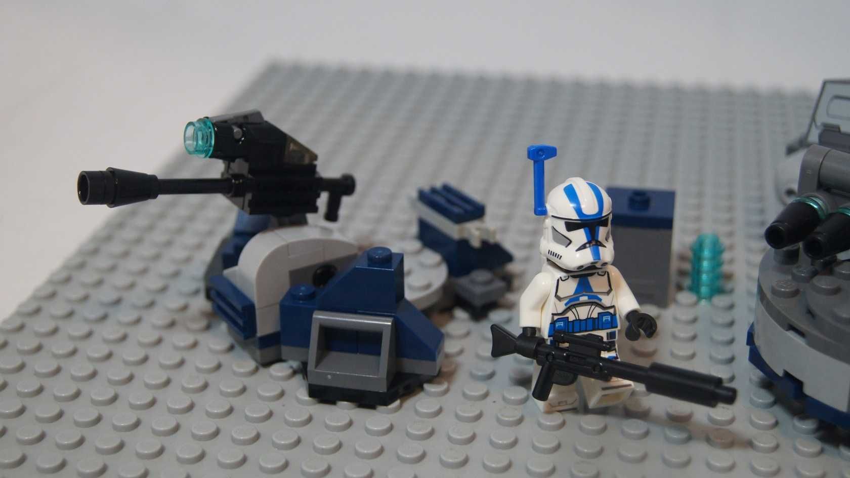 Lego 501 clone Swamp Speeder figurki 501 legion kg działo speeder 8091