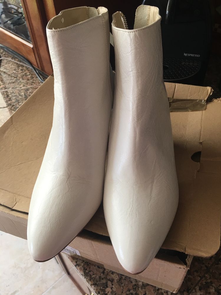 Botas zara brancas 39