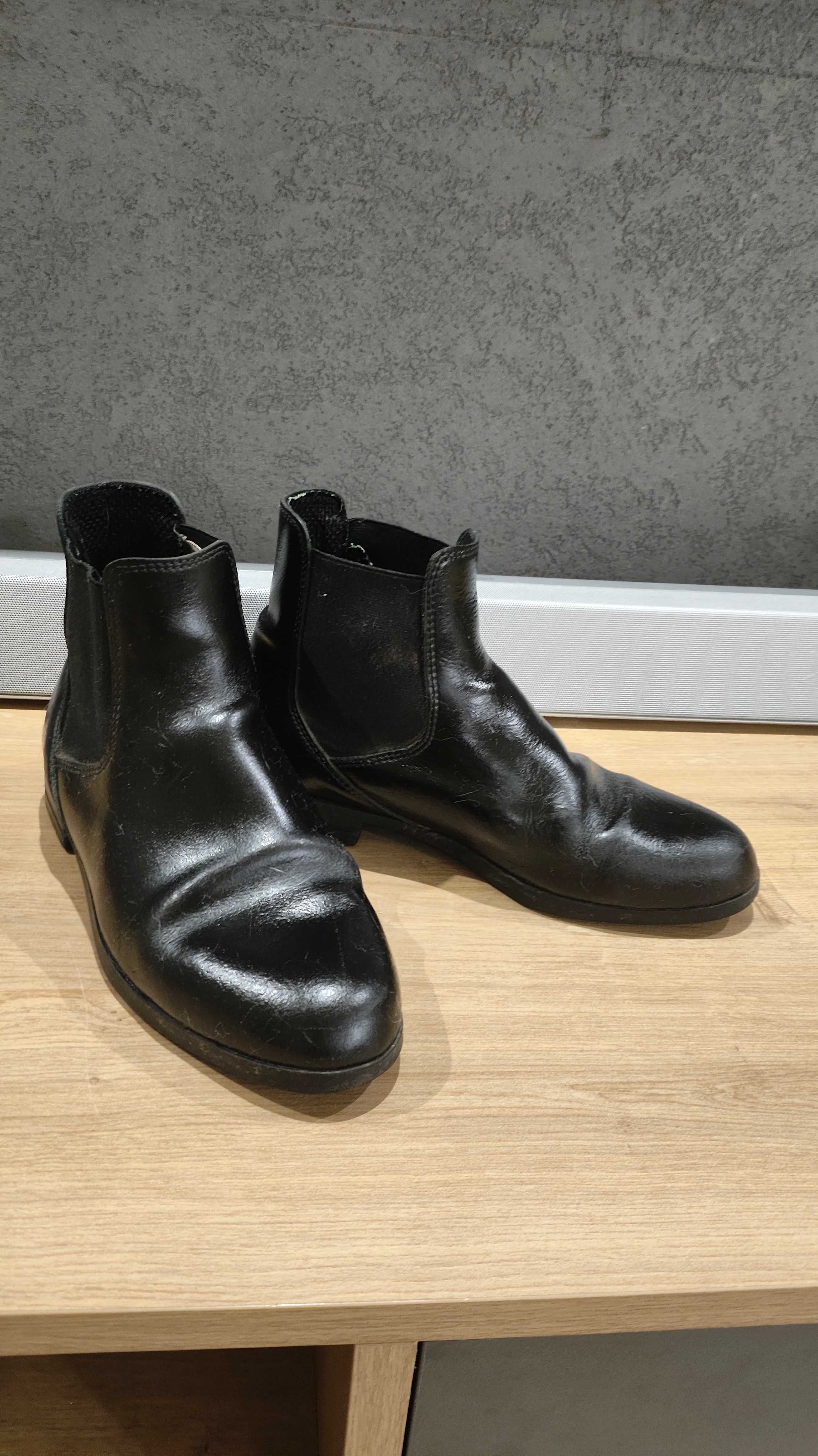 Sztyblety buty jeździeckie skórzane 500, r. 37, wiosna, lato