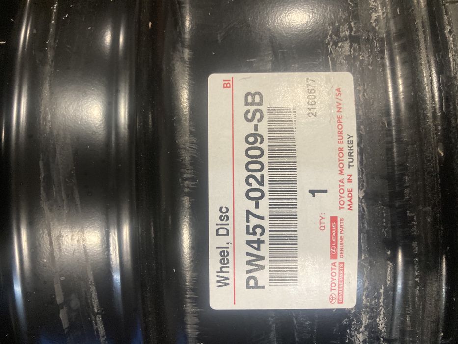 Felga stalowa toyota