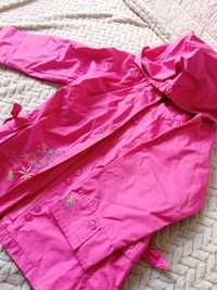 Kurtka płaszcz jesienny wiosenny przeciwdeszczowy dziecięcy dla dziewc