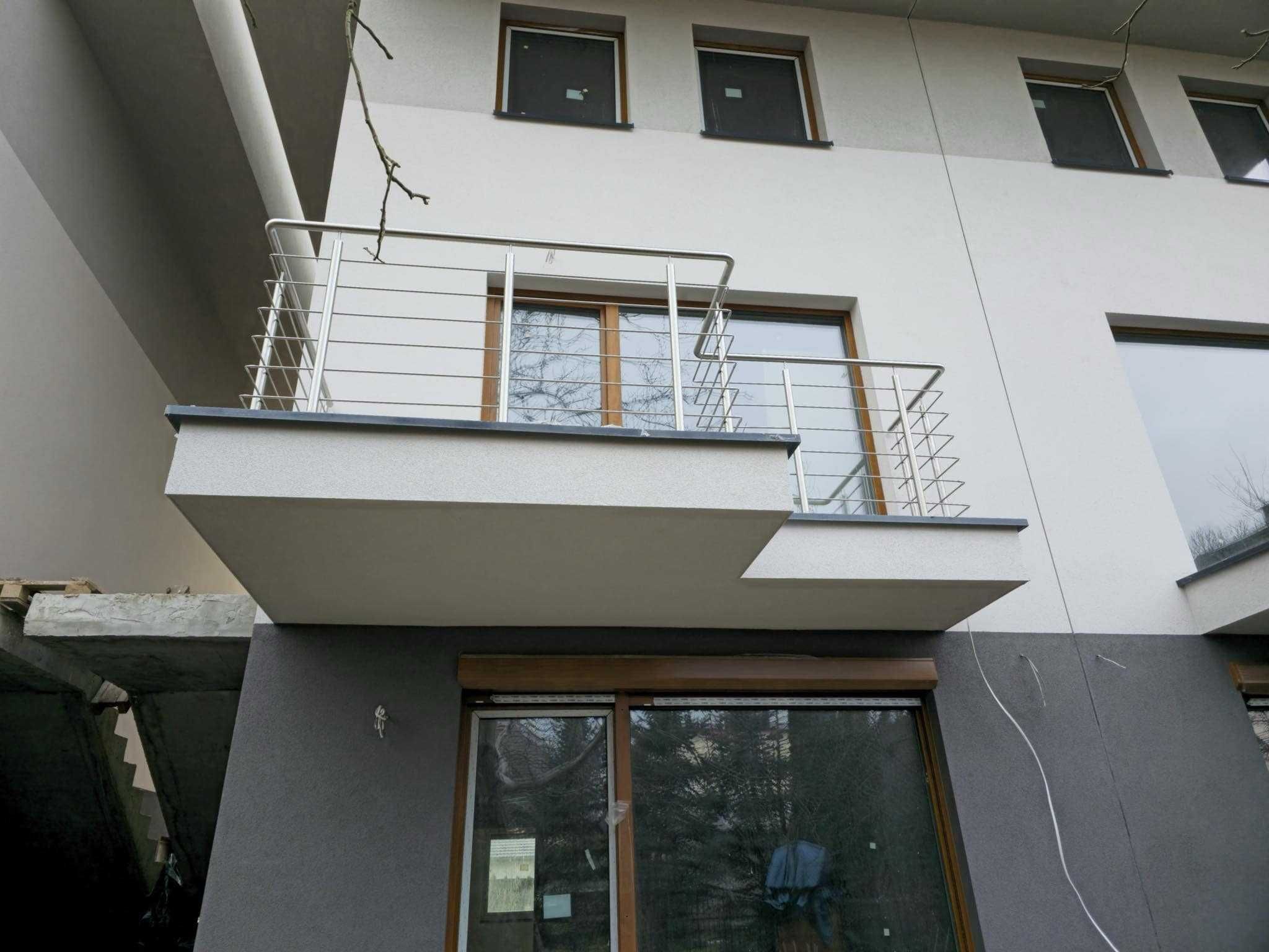 Balustrady nierdzewne zabezpieczenia okienne