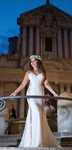 Suknia ślubna boho Justin Alexander Sincerity 4011, r. 38, Pronovias
