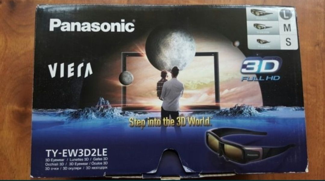 Okulary aktywne 3d panasonic