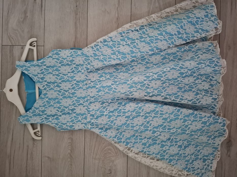 Sukienka koronkowa, Elsa, Królowa Śniegu