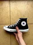 Converse Wysokie Czarne 41 26cm All Star Klasyczne