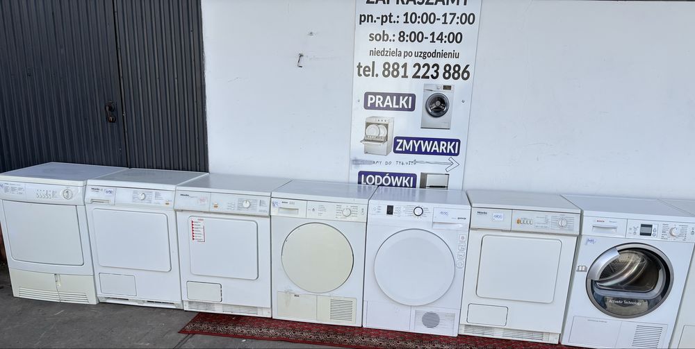 Suszarka kondensacyjna Miele,Bosch,Privileg,Constructa,Okazja.Gwarancj