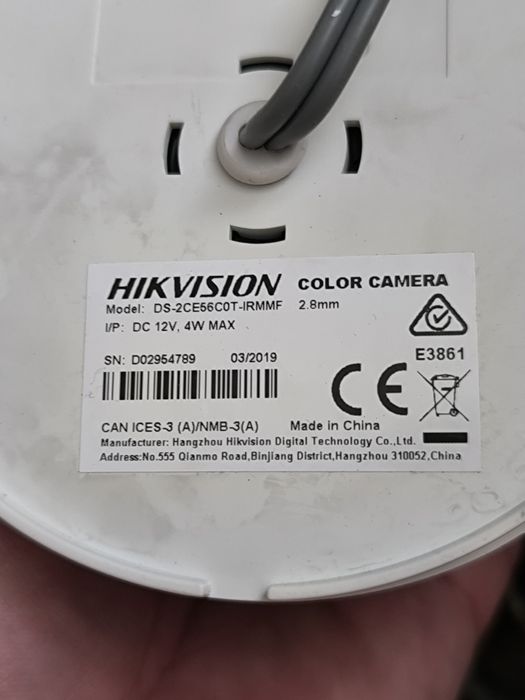 Внутрішні камери Hikvision 1 МП