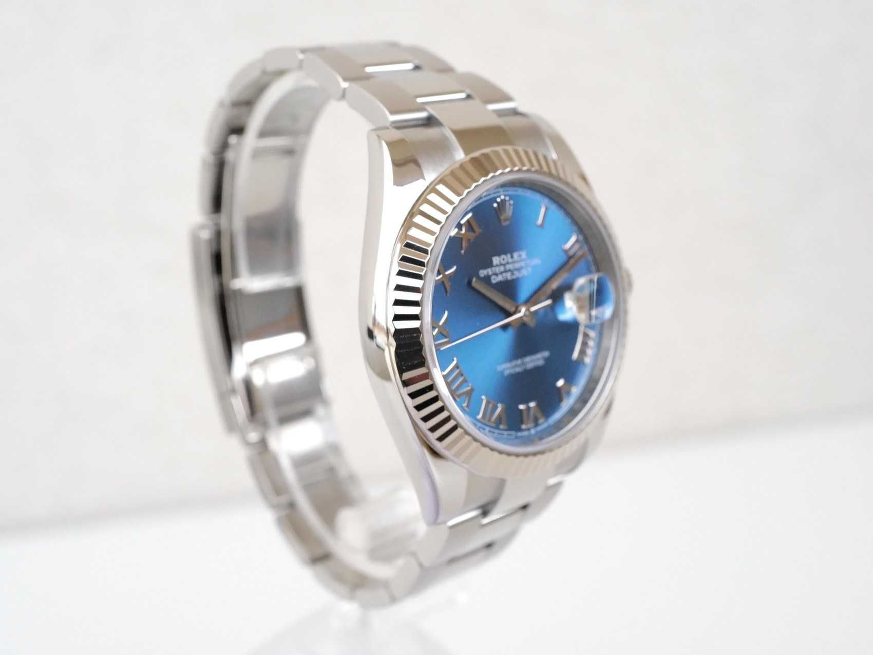 Rolex Datejust 41 mm Blue Roman Dial Oyster