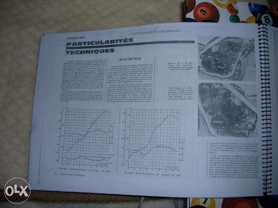 Livro completo para Yamaha XJ 600 51J (portes grátis)